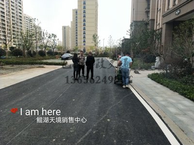 飞扬停车位道路划线项目